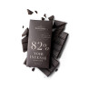 Tablette de chocolat noir 82 % sans sucres ajoutés, avec édulcorants 85 g – photo 2