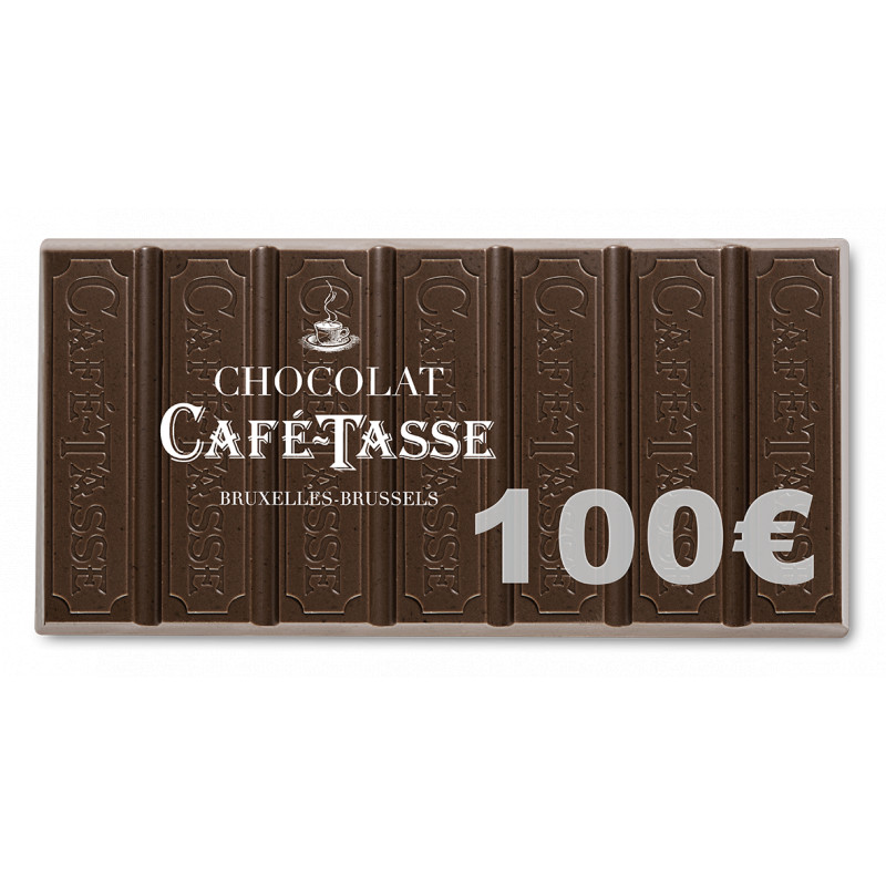 Café-Tasse cadeau kaartje - 100€