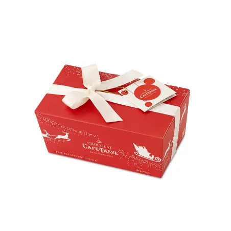 Kerstballotin – 14 geassorteerde Belgische pralines 175 g