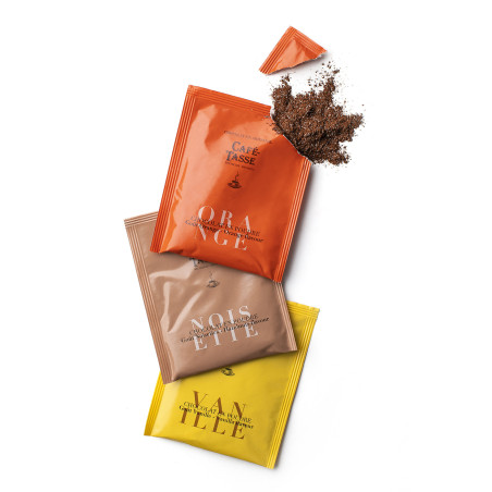 Assortment drinking cocoa powder