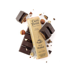 Reep pure chocolade met hazelnootpraliné 45 g – foto 2
