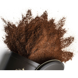 Blikken doos met Cacaopoeder