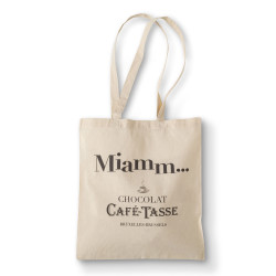 Katoen zakje Café Tasse