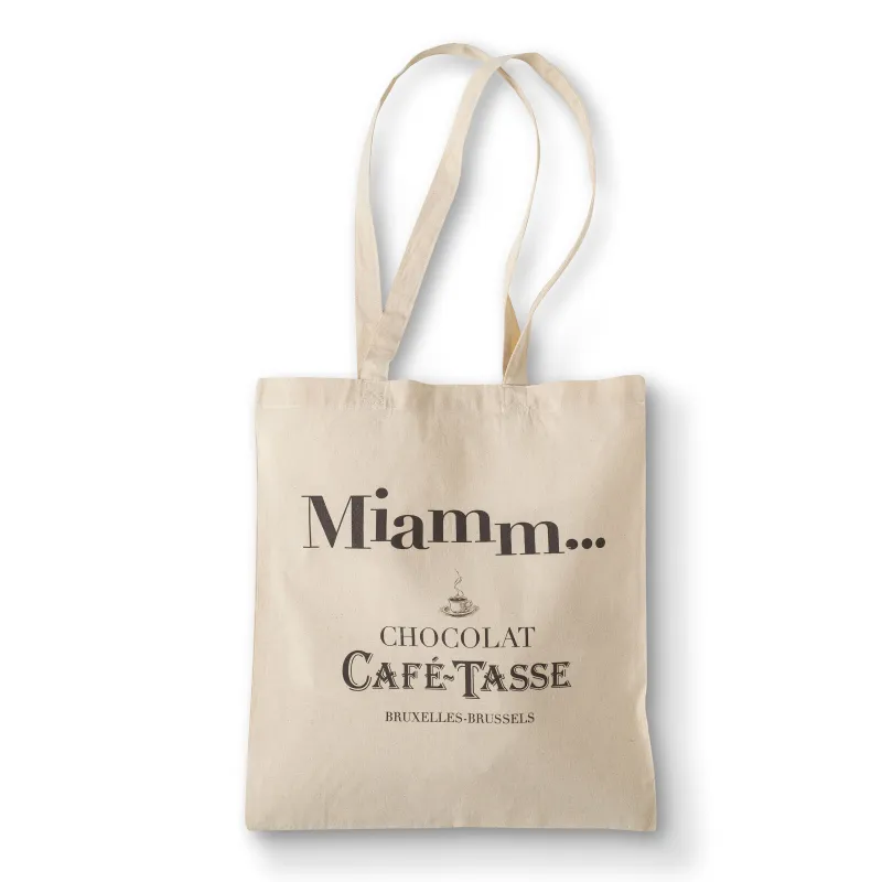 Katoenen tas Café-Tasse „Miamm…”