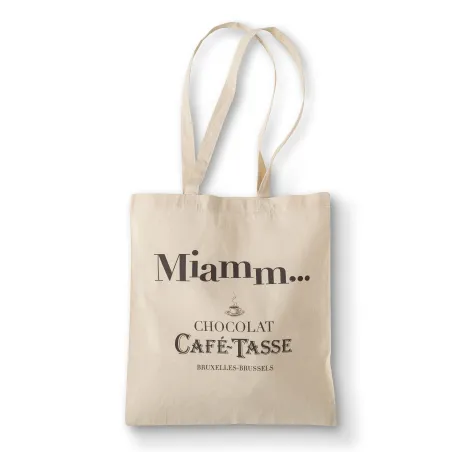 Café-Tasse Cotton Tote Bag “Miamm…”