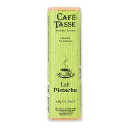 Barre de chocolat au Lait et pâte de Pistache