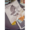 Café-Tasse Cotton Tote Bag – Cocoa Pod Illustration