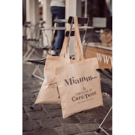 Katoenen tas Café-Tasse „Miamm…”