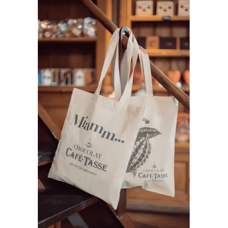 Café-Tasse Cotton Tote Bag “Miamm…”