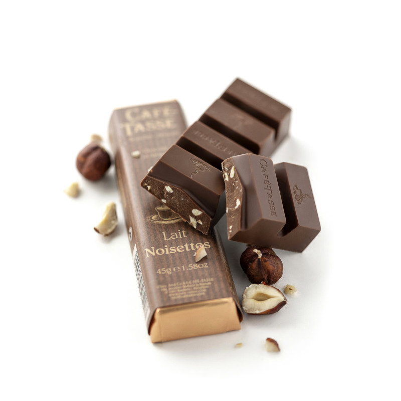 Barre de Chocolat au Lait Noisettes
