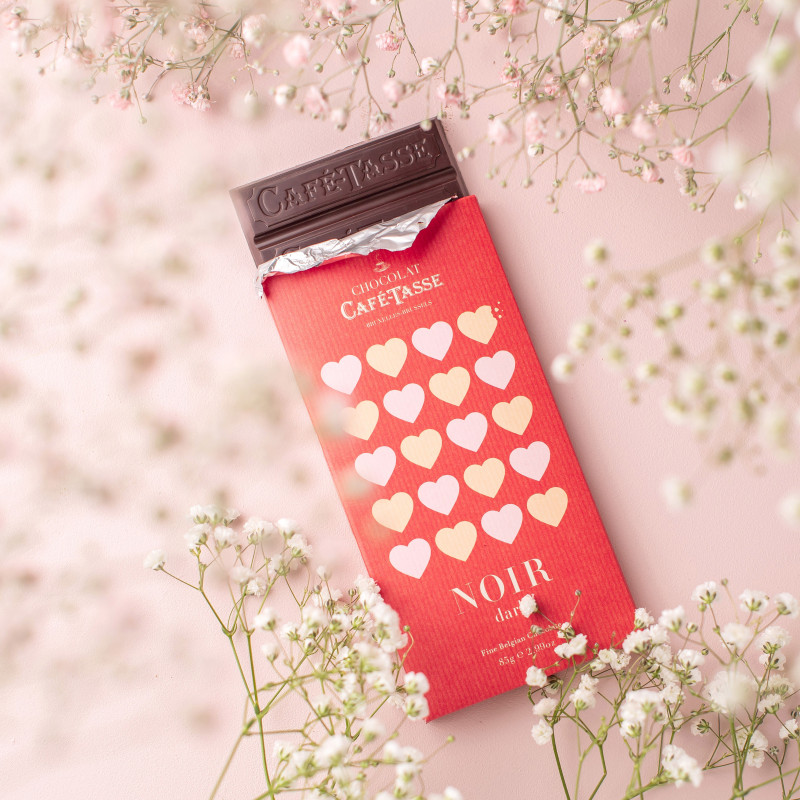 Pure chocolade tablet 60% LOVE editie