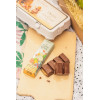 Melkchocolade reep met Amandelpraliné & Pannenkoekkrokantjes - Pasen