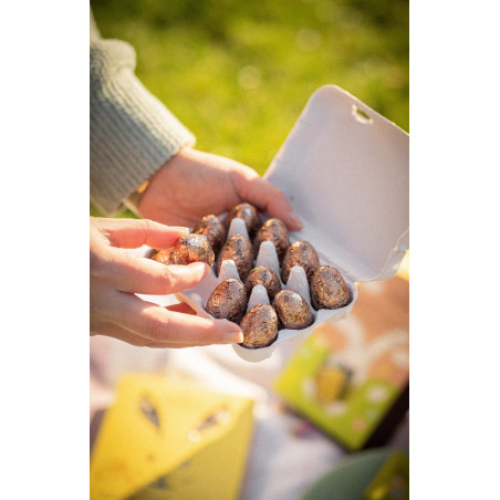 Eierdoos pure chocolade