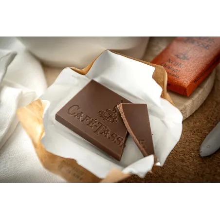 Display mini-tabletten Belgische chocolade 9 g – 1,5 kg, 16 smaken naar keuze