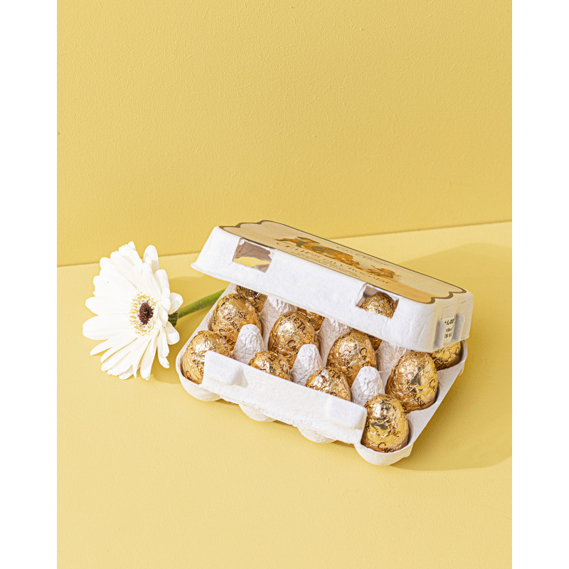 Milk chocolate egg box