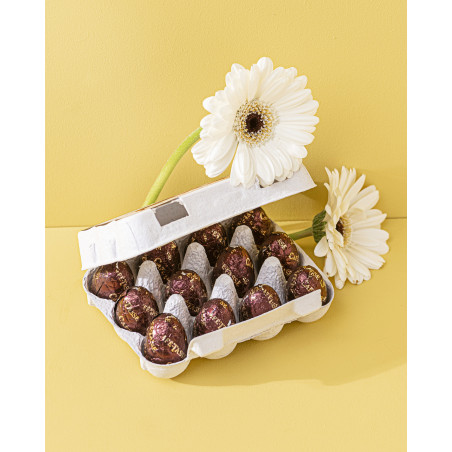 Boîte oeufs praliné chocolat Blanc praliné