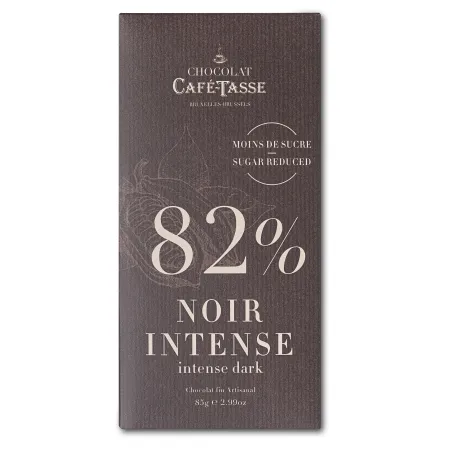 Dark Chocolate Bar 82% No Added Sugar, with Sweeteners 85 g