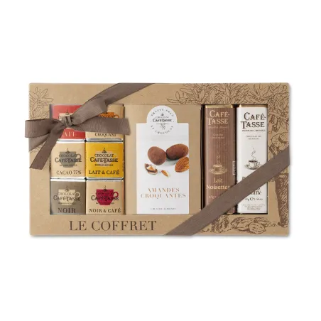 Dinner Gift Box – 30 Neapolitans, 2 Bars & Coated Almonds 320 g