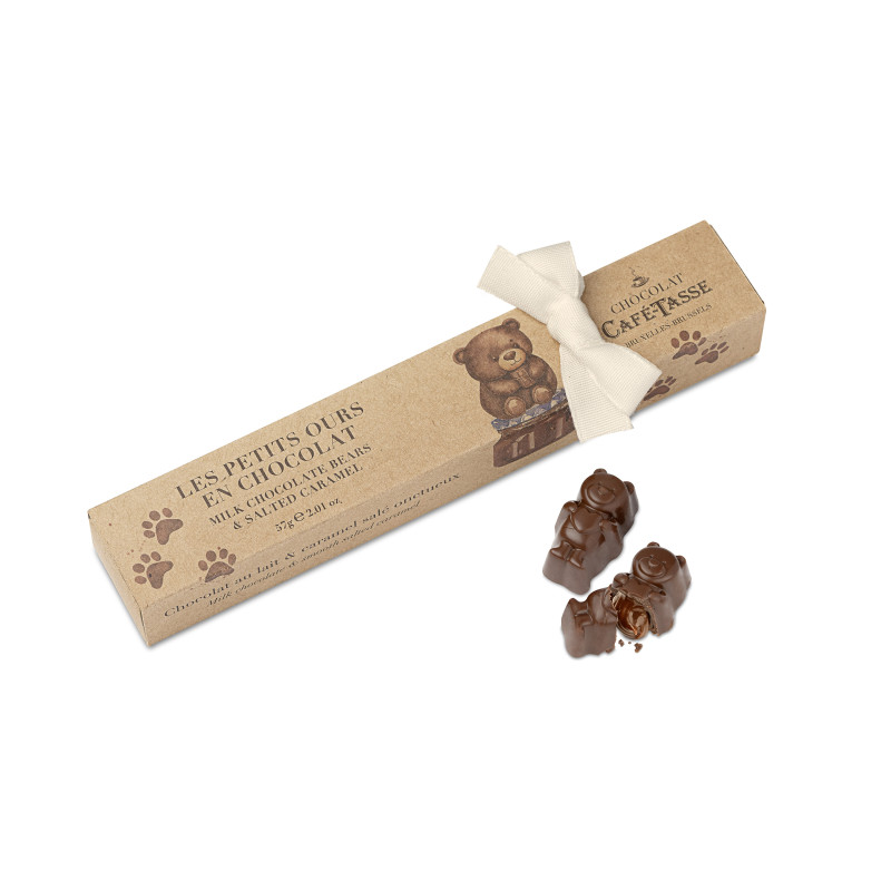 Reglet 6 Milk chocolate Bears & salted caramel