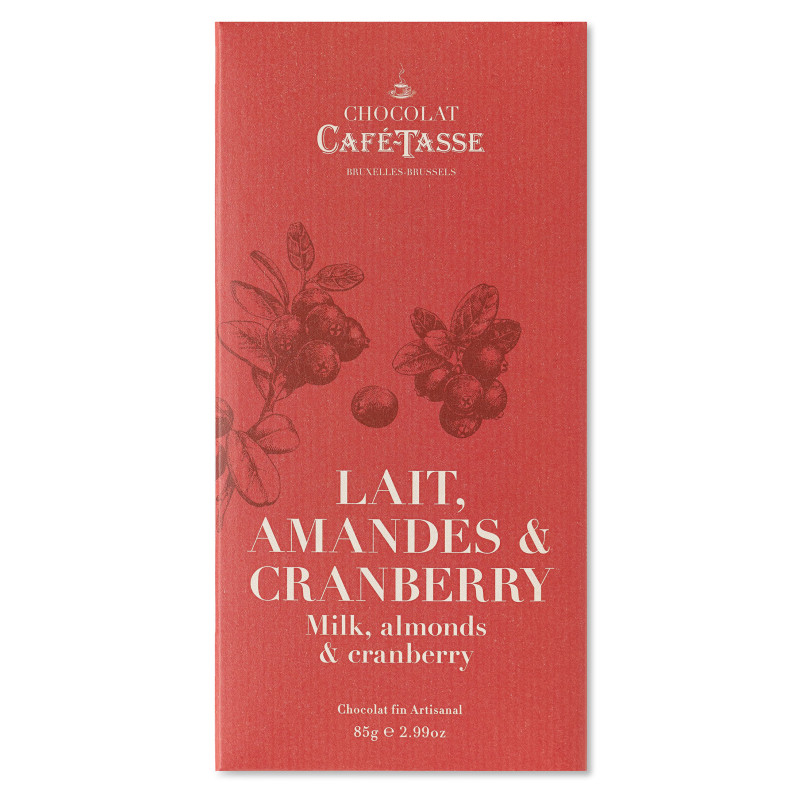 Chocolate Lait Amandes & Cranberry