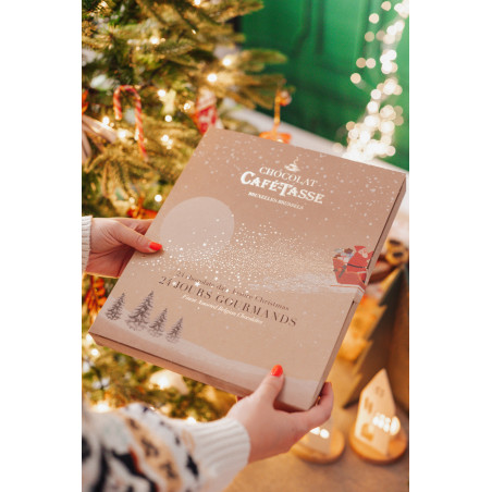 Calendrier de l'Avent avec assortiment chocolats