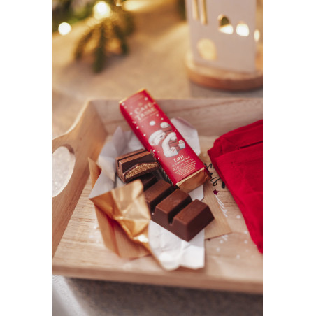 Milk & Speculoos chocolate bar - Christmas
