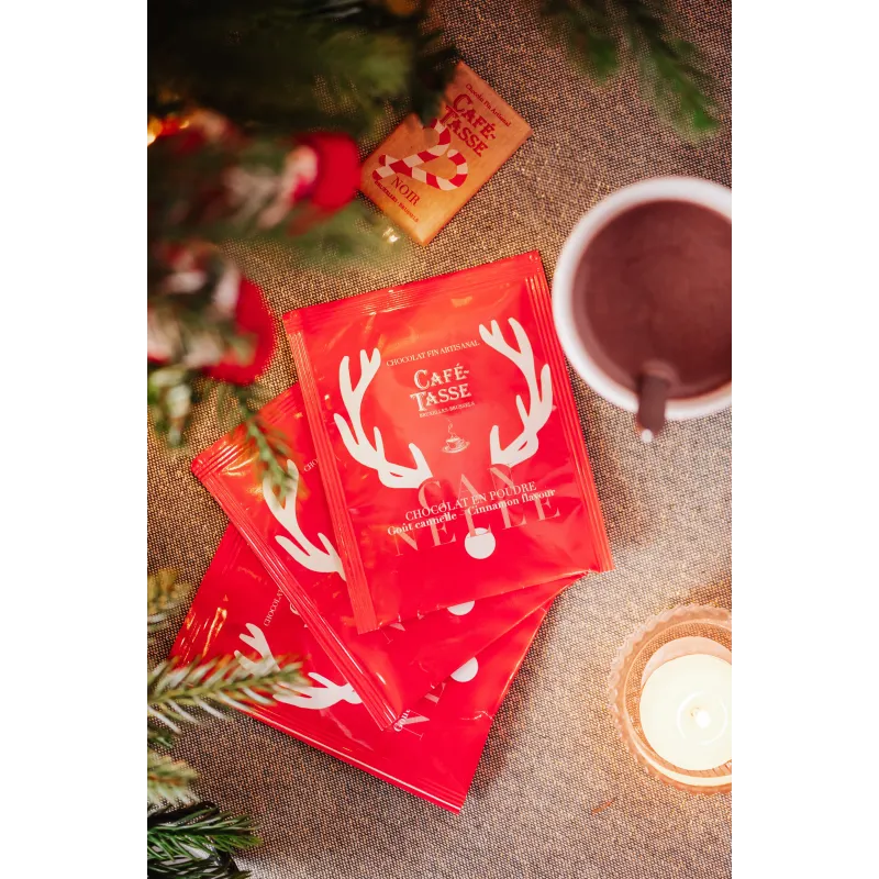 Cinnamon Hot Chocolate Powder – 20 g Sachet, Christmas Edition – photo 2