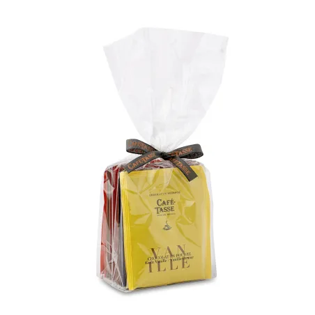 Assortiment van 12 zakjes cacaopoeder, 7 smaken 240 g