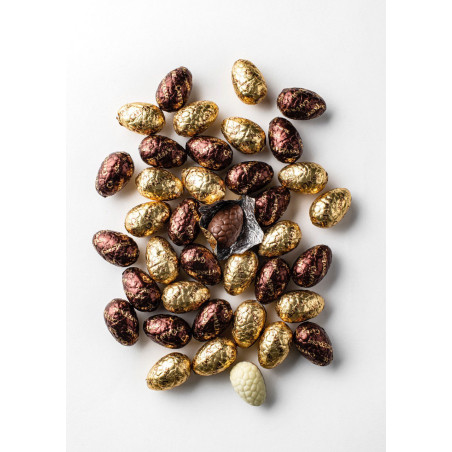 Grande Boîte 18 Œufs Chocolat Praliné - Pâques