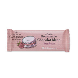 La Petite Gourmande Wit Framboos 25g