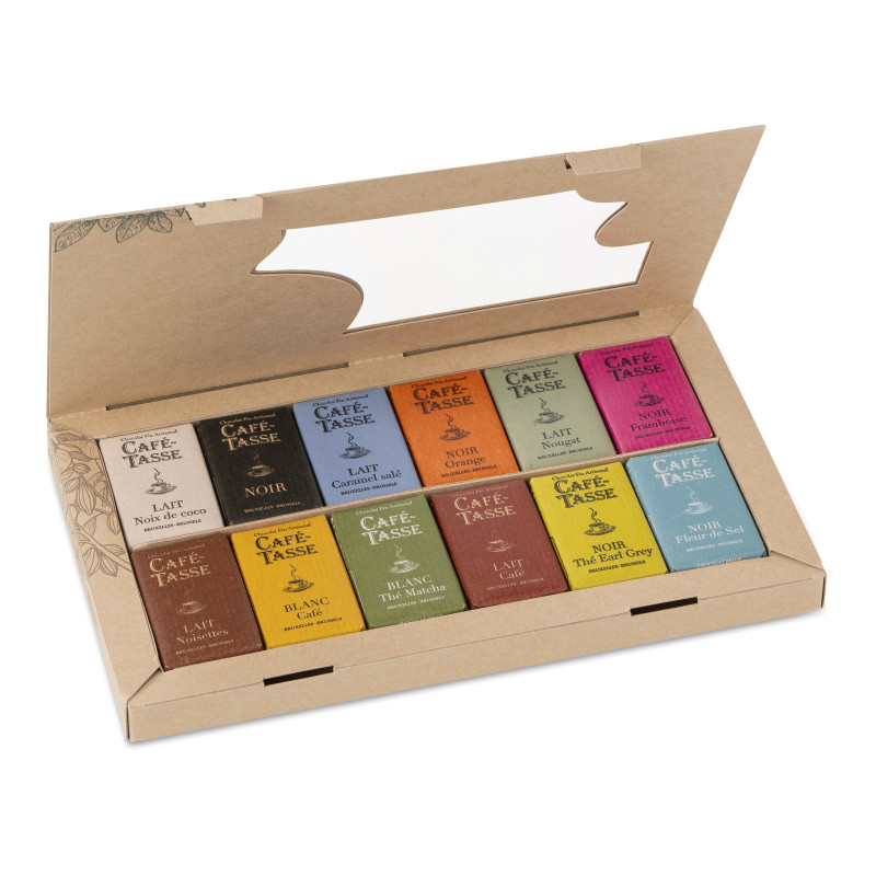 Discovery Box 24 Belgian Mini Chocolate Bars 216g