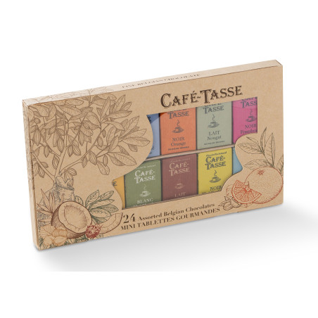 Coffret Découverte 24 Mini Tablettes Chocolat 216g