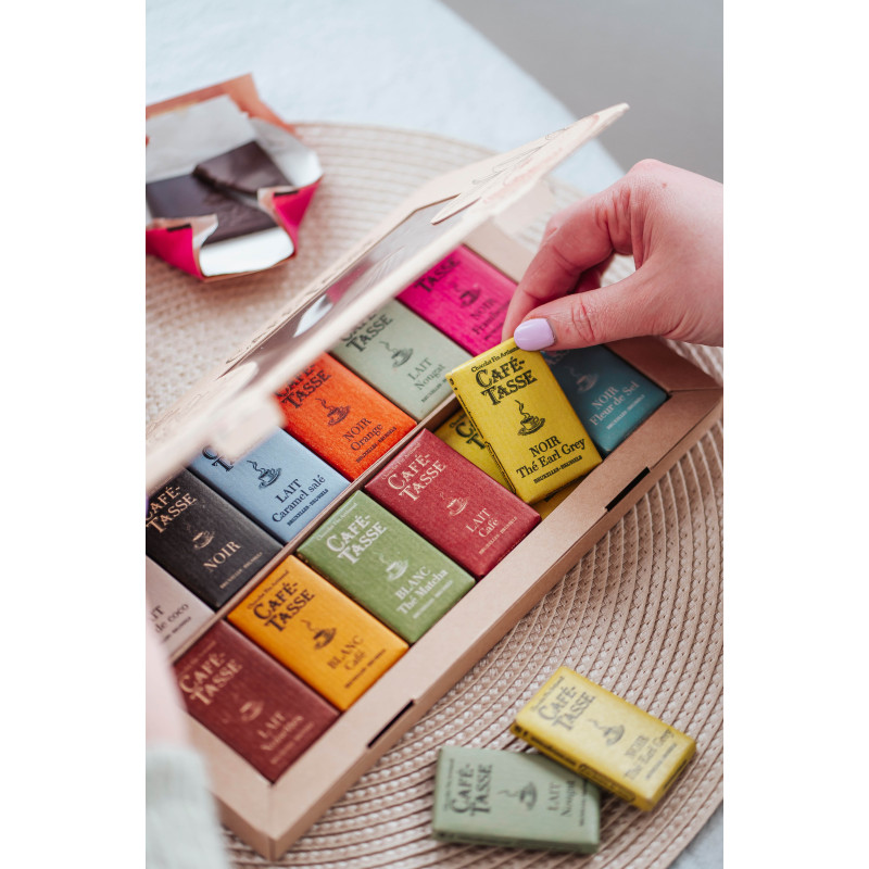 Discovery Box 24 Belgian Mini Chocolate Bars 216g