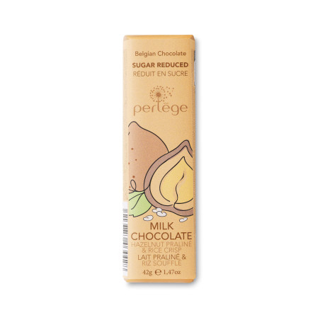 Perlège Chocolat Lait Praliné Riz Soufflé 42g