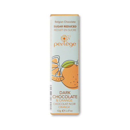 Perlège Chocolat Noir Orange Stevia 42g