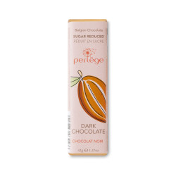 Perlège Chocolat Noir 82% Stevia 42g - Réduit en Sucre