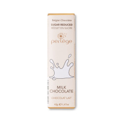 Perlège Melkchocolade Stevia Reep 42g