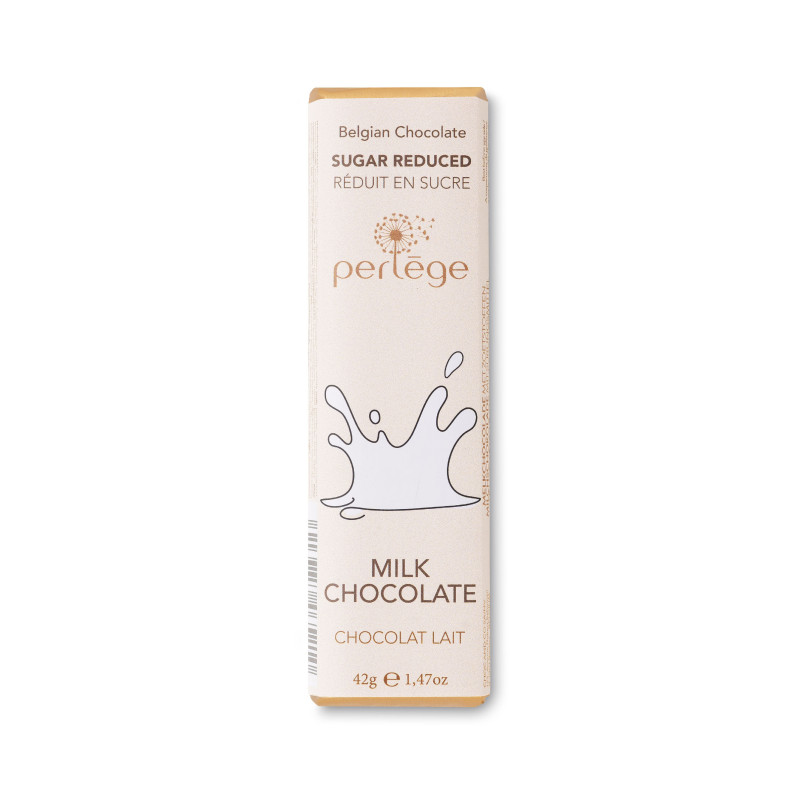 Perlège Chocolat Lait Stevia 42g - Réduit en Sucre