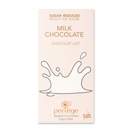 Perlège Milk Chocolate Stevia Bar 85g | Sugar Reduced