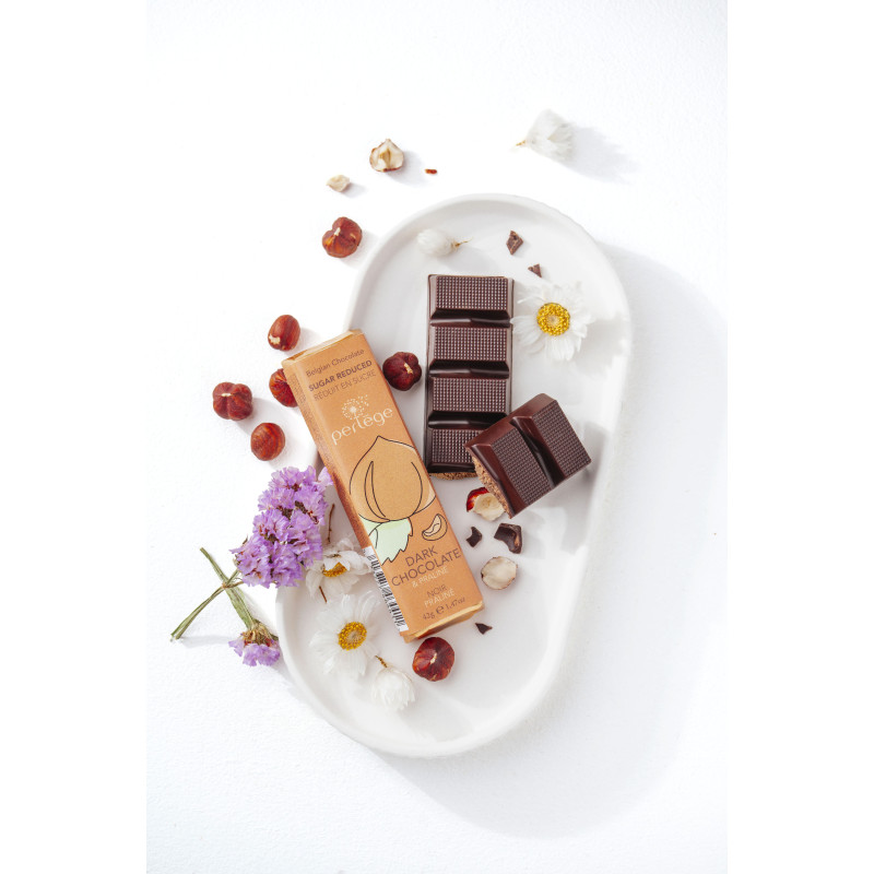 Perlège Pure Chocolade Gianduja Stevia 42g