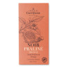 Tablette de chocolat noir fourrée praliné noisette & orange 95 g