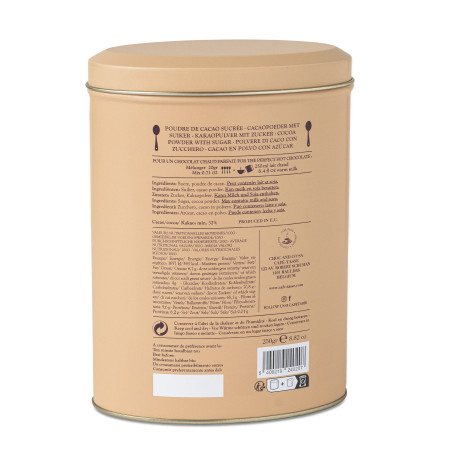 Metal Tin Belgian Cocoa Powder - Café-Tasse