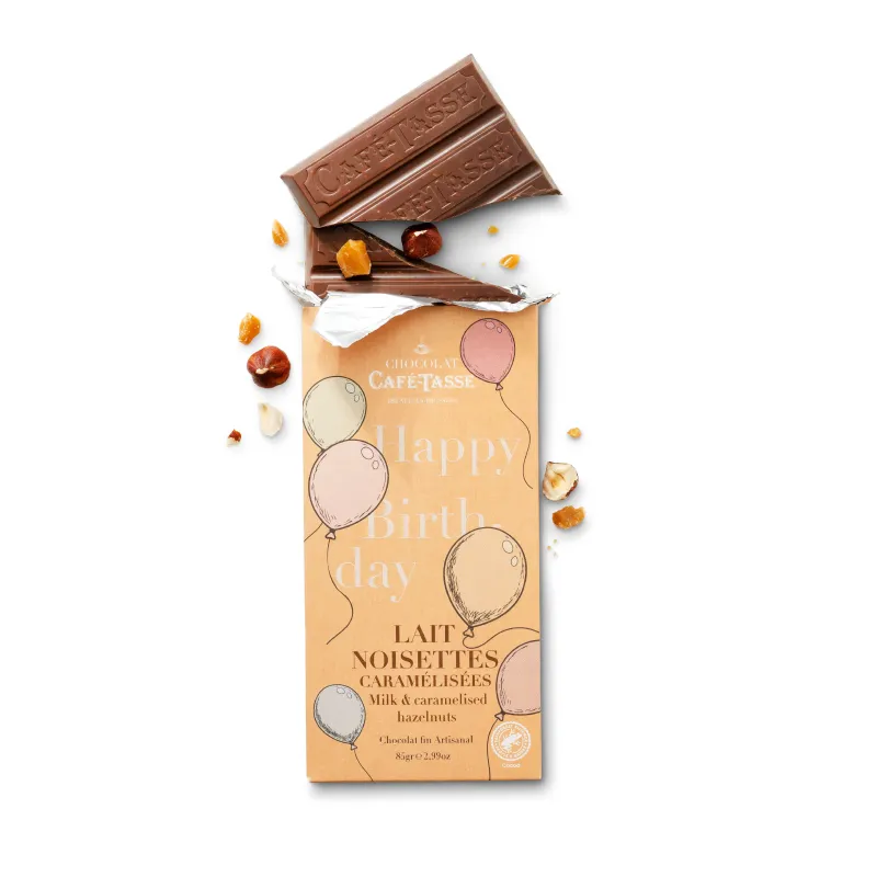 Happy Birthday Gift Box – Assortment of Café-Tasse Belgian Chocolates – photo 2