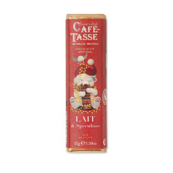 Barre de chocolat au Lait & Spéculoos - Edition Noël