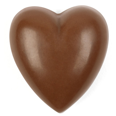 Café-Tasse milk chocolate heart filled with hazelnut praline