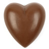 Hartje in melkchocolade gevuld met hazelnootpraliné Café-Tasse
