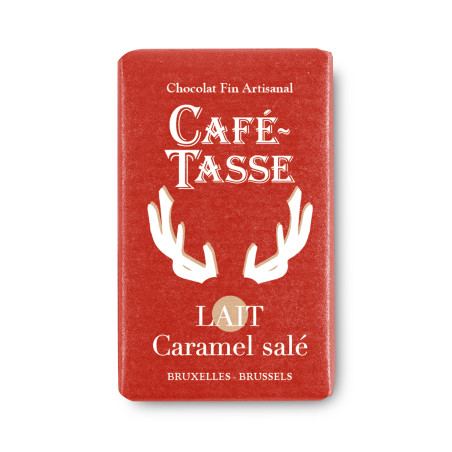 Kerstzakje 12 minitabletjes chocolade | Café-Tasse
