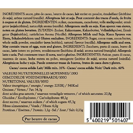 Koffie Set Pure & Melkchocolade, 36 napolitains