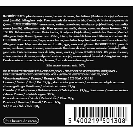 Koffie Set Pure chocolade, 36 napolitains