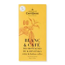 Witte chocolade en koffie van Karnataka 27%